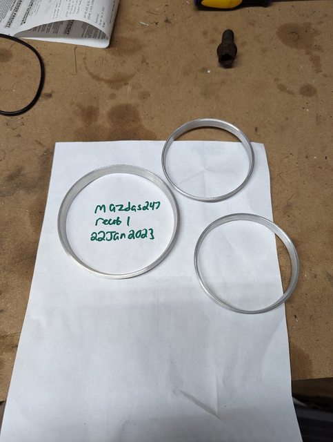 Mazda Protege Gauge rings, Wiper stalk and Thule fit kit
