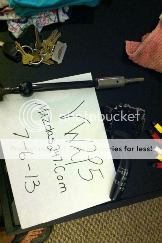 wiper stalk and stock pro 5 shifter.