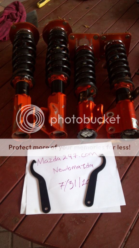 Used ksport coils, AWR inserts, P5 fogs, stock subwoofer brackets, and radiator fan