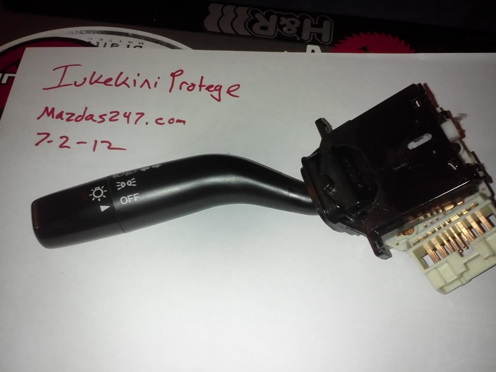 Protege Headlight Switch and Emblems