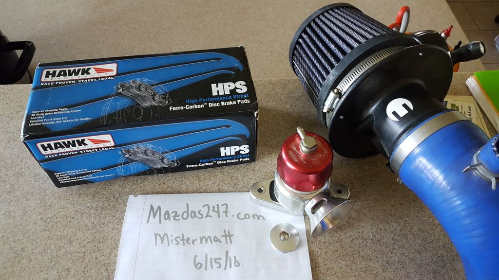 2007-2009 Mazdaspeed 3 Parts for sale (BOV,Brakes,Intake)