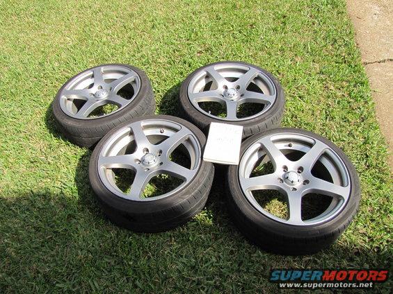 Kazara 17x7, 5 spoke wheels