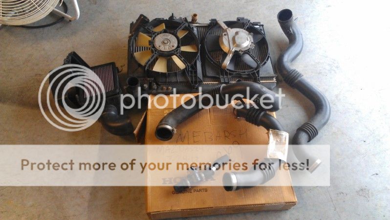 msp smic, all piping,air box,  bpv, radiator, and fans