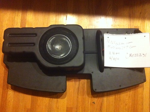 Wts msp trunk sub and enclosure minus amp 80$