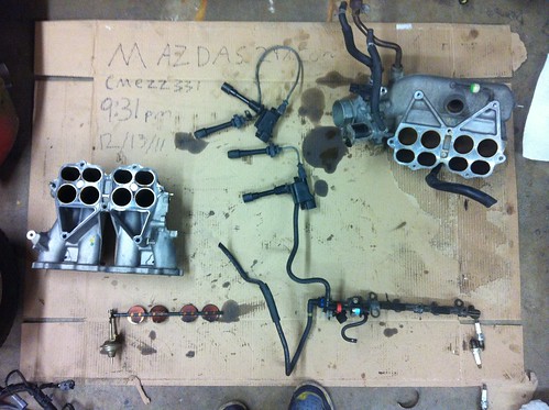 WTS new engine leftov's.manifolds, harnesses, injectors OH MY!