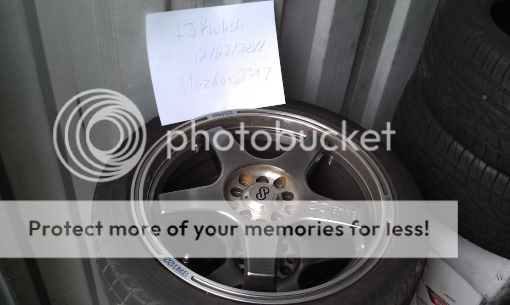 FT: 17x7 Enkei Evo5. Entertaining trades only!