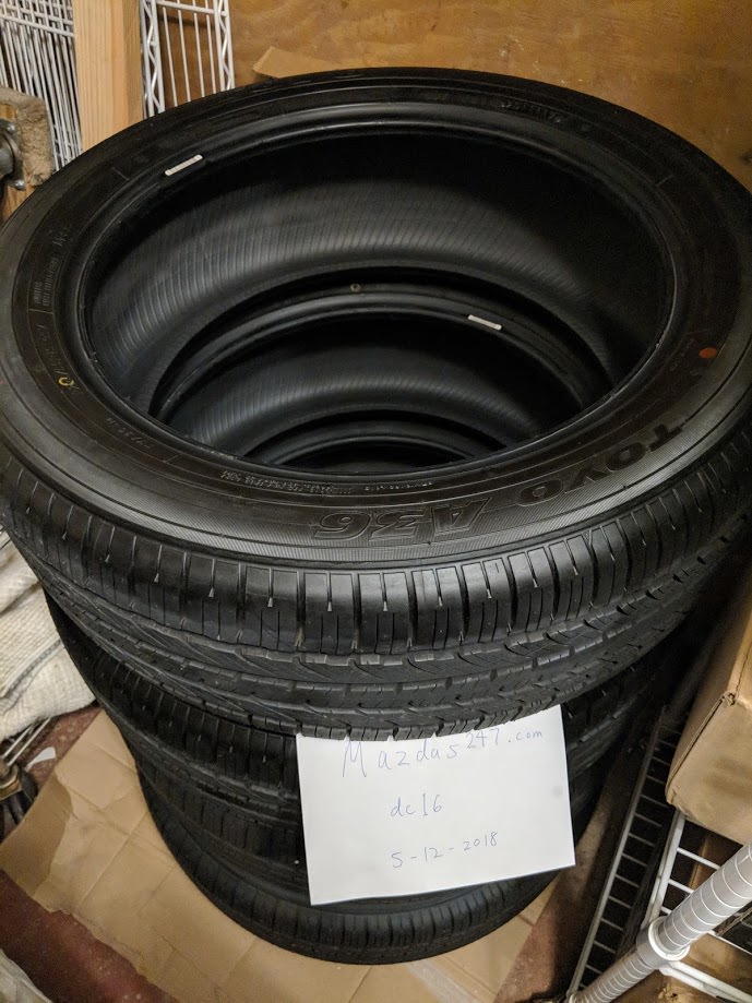 toyo a36 p225 55r19 like new cx5 stock oem tires mazdas247 toyo a36 p225 55r19 like new cx5